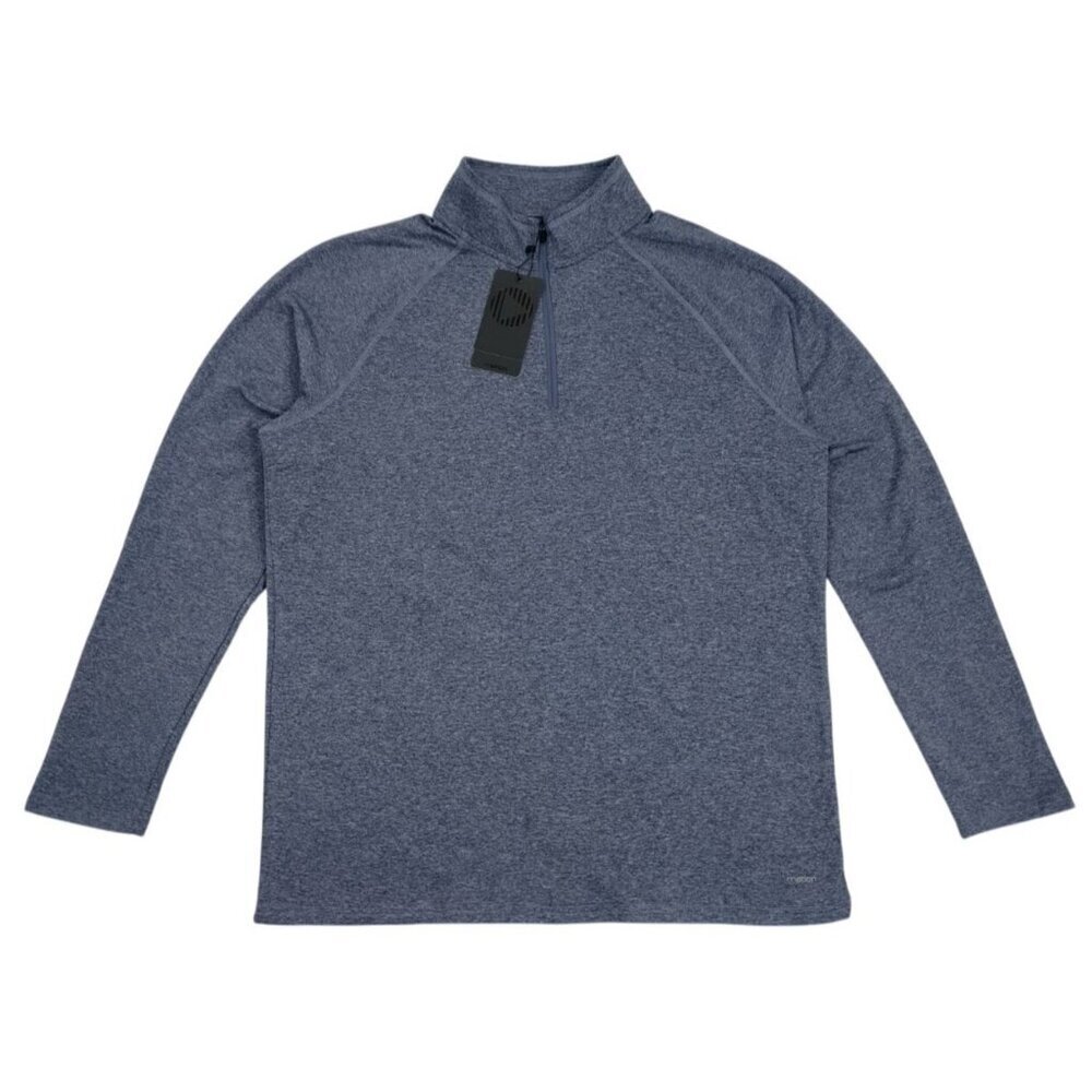 Motion Men's Long Sleeve Crew Neck Sweater, Grey, Medium, NWT